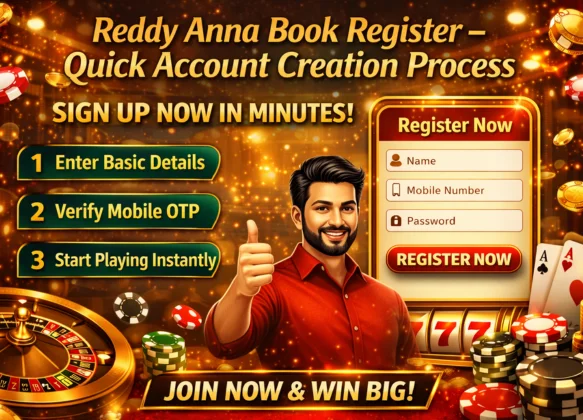 Reddy Anna Book Register – Quick Account Creation Process